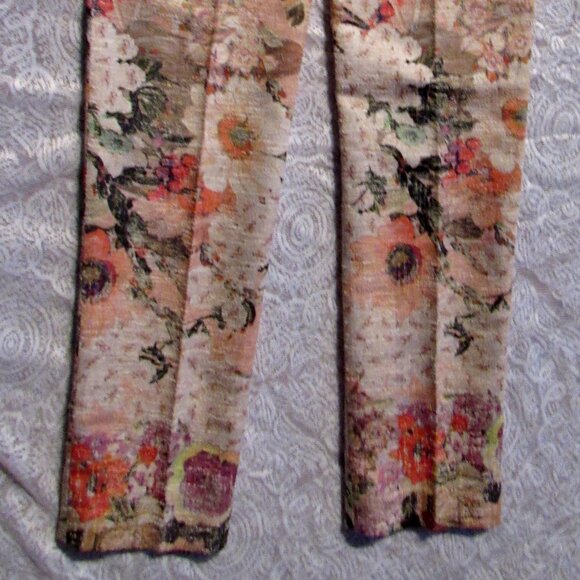 Tory Burch Womens Colorful Floral Trouser Size 4, Cotton Blend - Picture 9 of 13